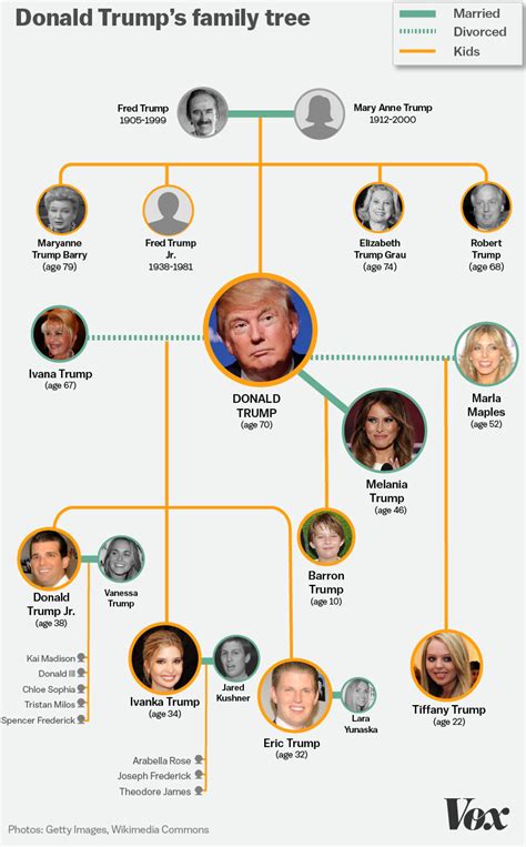 Donald Trump’s family tree, in it’s entirety 